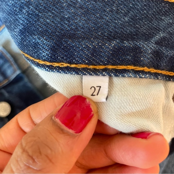 Anthropologie Boyish Monty high rise button fly denim shorts Miss Julie size 27 - Picture 7 of 11